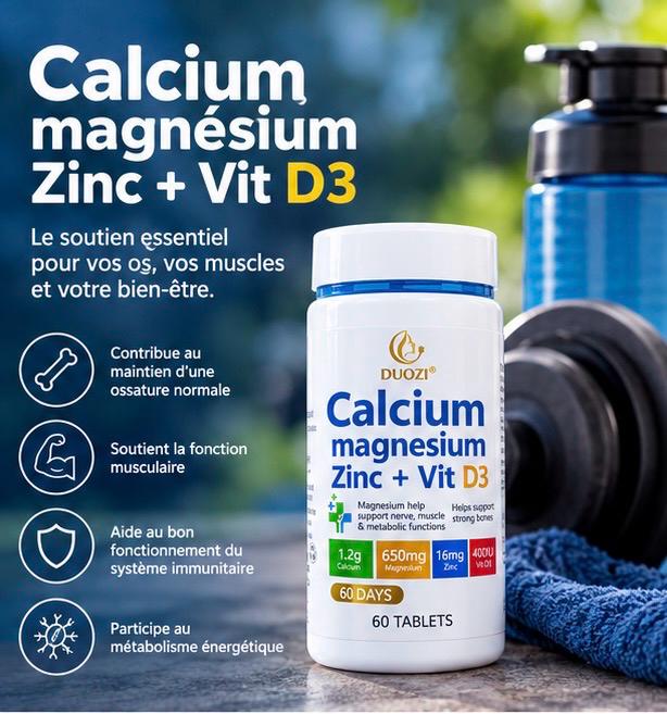 Calcium-magnesium zinc +vit D3